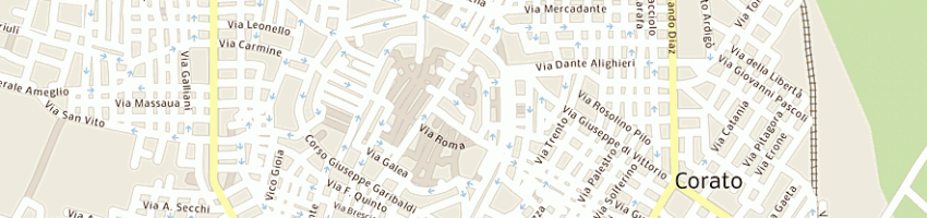 Mappa della impresa studio di consulenza legale e commerciale-avv apianconeavv fpianconedottcomm cquatela a CORATO