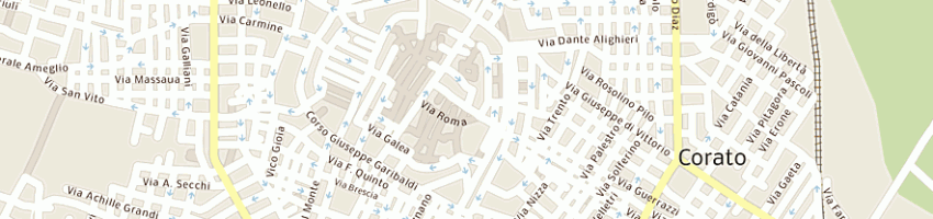 Mappa della impresa fusaro aldino a CORATO