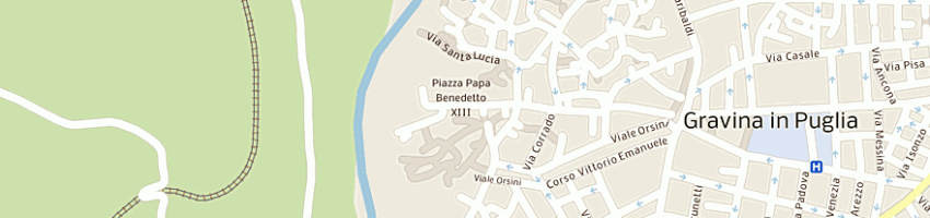 Mappa della impresa istituto interdiocesano sostentamento clero a GRAVINA IN PUGLIA