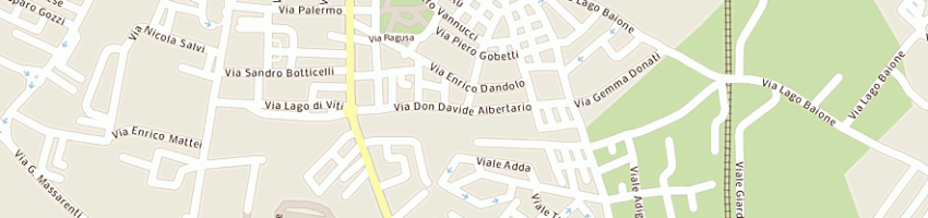 Mappa della impresa erregi center di g zitoli e c (sas) a CORATO