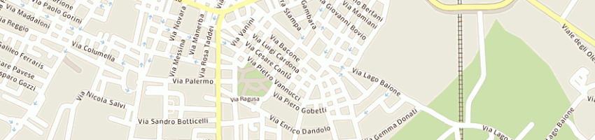 Mappa della impresa saracino e verni srl a BARI