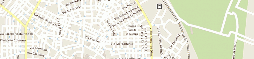 Mappa della impresa castronuovo remo a CORATO