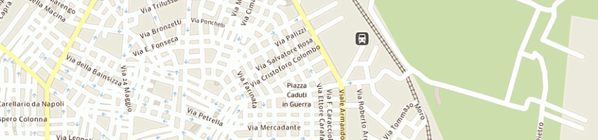 Mappa della impresa delta v communication di tedone francesco a CORATO