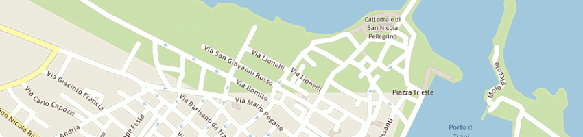 Mappa della impresa guaglione francesco a TRANI