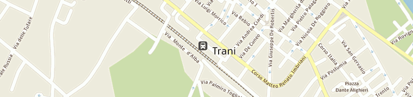 Mappa della impresa bar ristorante stazione zecchillo e c sas a TRANI