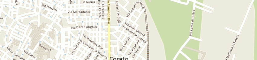 Mappa della impresa di nunno giovanni a CORATO
