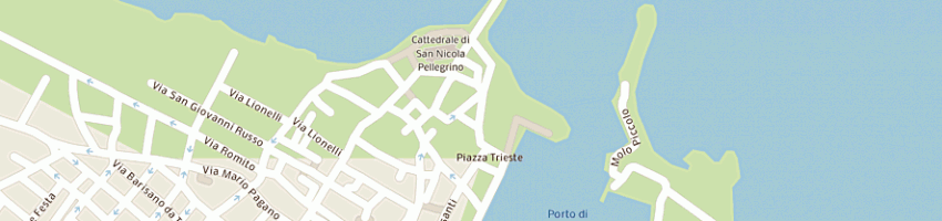 Mappa della impresa glamour caffe' sas a TRANI