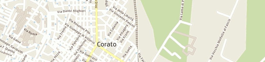 Mappa della impresa mongiello vincenzo a CORATO