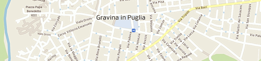 Mappa della impresa calculli francesco a GRAVINA IN PUGLIA