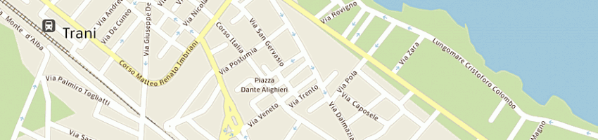 Mappa della impresa abruzzese giuseppe a TRANI