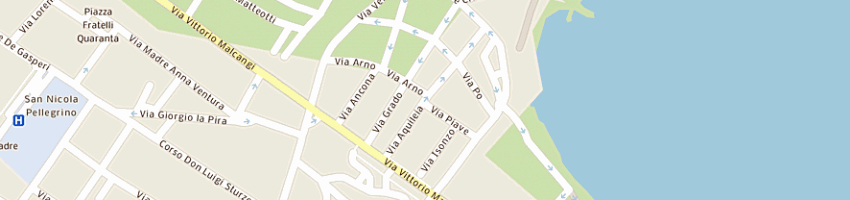 Mappa della impresa kinki palace di fracchiolla r e accavone l snc a TRANI