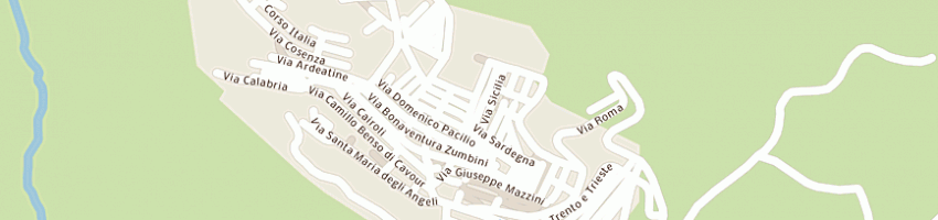 Mappa della impresa santagada flli snc  a VILLAPIANA