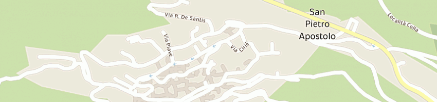 Mappa della impresa impresa edile mazza giuseppe e c sas a SAN PIETRO APOSTOLO