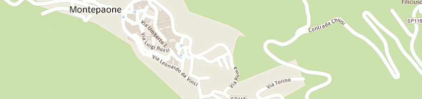Mappa della impresa municipio  a MONTEPAONE