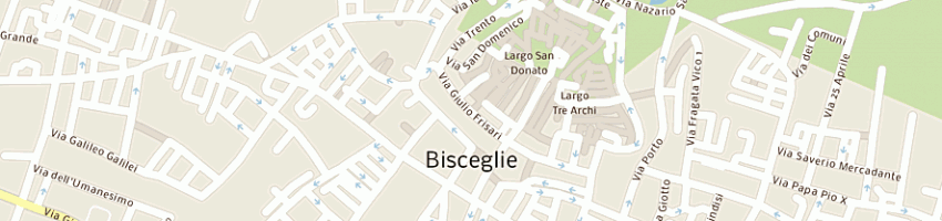 Mappa della impresa ferrante donata a BISCEGLIE