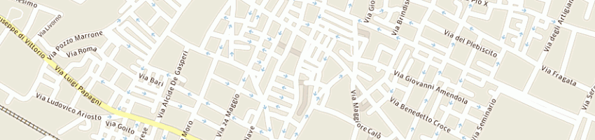 Mappa della impresa monti francesco a BISCEGLIE