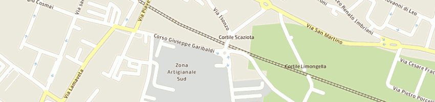 Mappa della impresa agrosud soc coop a BISCEGLIE