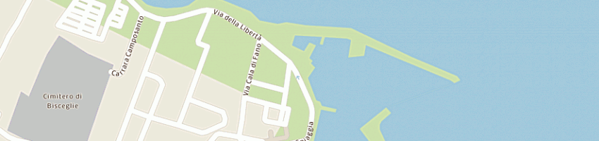 Mappa della impresa copromar srl a BISCEGLIE