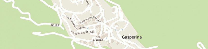 Mappa della impresa comando provinciale vigili del fuoco a GASPERINA