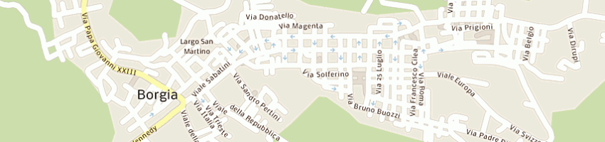 Mappa della impresa chiarella giuseppe a BORGIA
