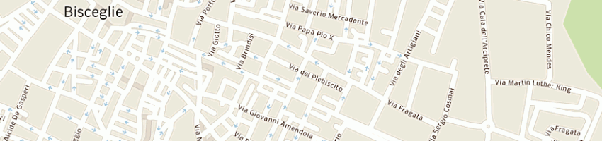 Mappa della impresa pedone patrizia a BISCEGLIE