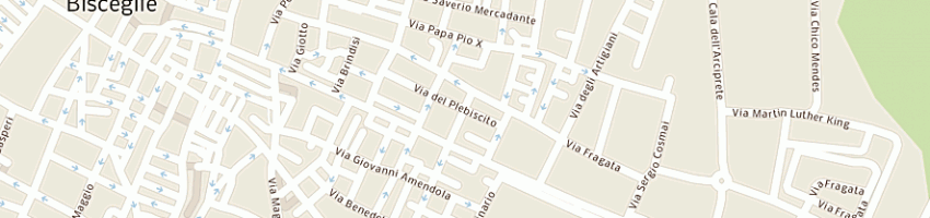 Mappa della impresa fratelli brescia sas a BISCEGLIE