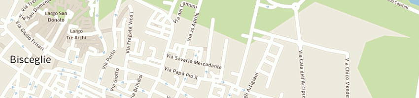 Mappa della impresa povia domenico a BISCEGLIE
