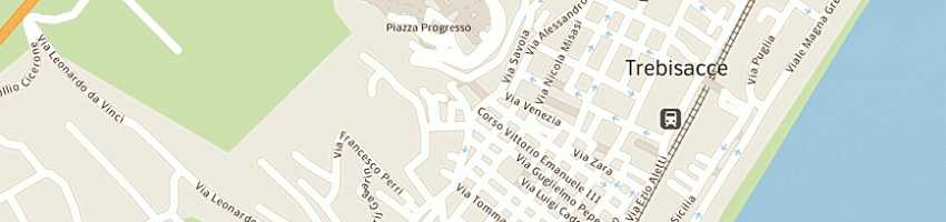 Mappa della impresa consutorio familiare l'agape a TREBISACCE