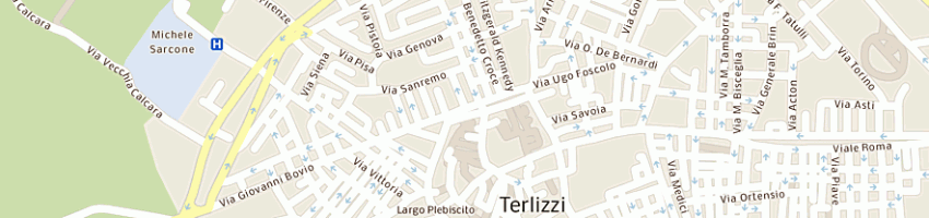 Mappa della impresa municipio a TERLIZZI