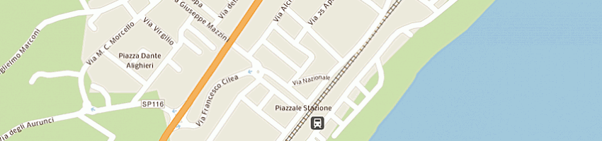 Mappa della impresa paone ferdinando a MONTEPAONE