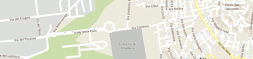 Mappa della impresa bianchi infissi a ALTAMURA