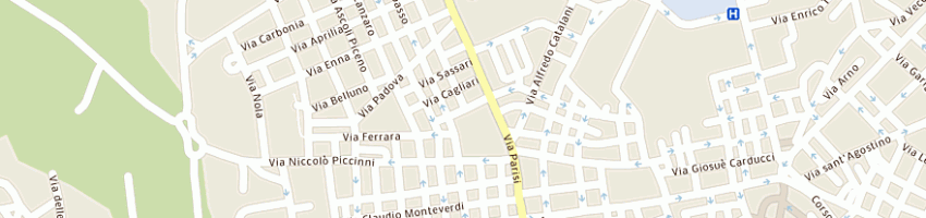 Mappa della impresa panificio biscottificio roncalli a ALTAMURA