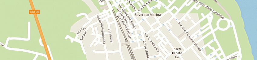 Mappa della impresa matozzo antonio a SOVERATO