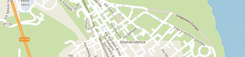 Mappa della impresa abc assicurazioni di cunsolo giuseppe e c snc  a SOVERATO