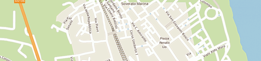 Mappa della impresa ruggiero alessandro a SOVERATO