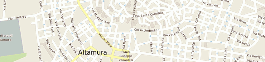 Mappa della impresa team trendy sas di antonicchio anna e c a ALTAMURA