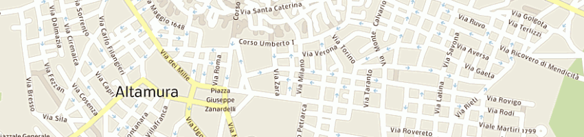 Mappa della impresa pizzeria delta 2 a ALTAMURA