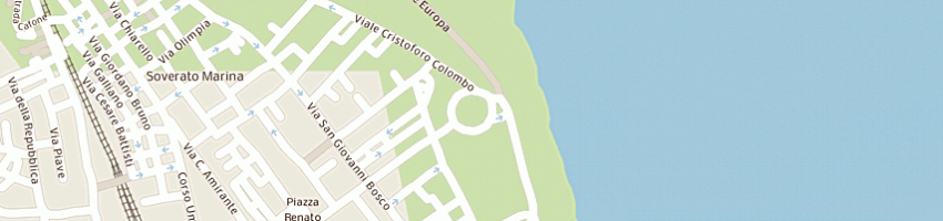 Mappa della impresa valentino antonio a SOVERATO