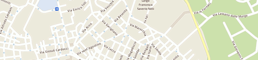 Mappa della impresa parrocchia s agostino e s maria della sanita' a ALTAMURA