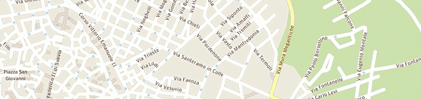 Mappa della impresa bar orfeo 2 di d'erasmo miriam a BARI