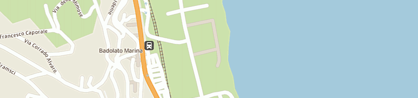Mappa della impresa camping larocca srl  a BADOLATO