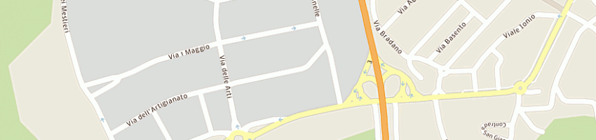 Mappa della impresa lion service srl a MATERA