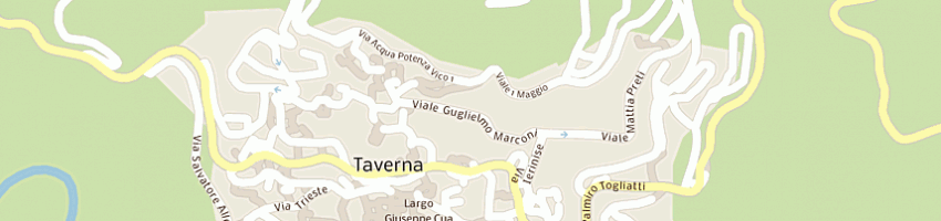 Mappa della impresa municipio di taverna  a TAVERNA