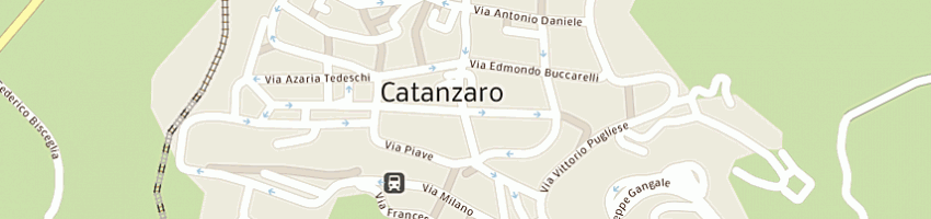 Mappa della impresa uffici giudiziari centro di servizio sociale per adulti  a CATANZARO