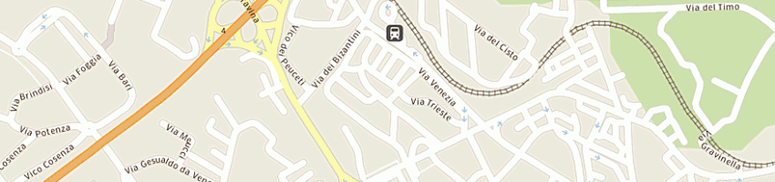 Mappa della impresa asl mt 4 a MATERA