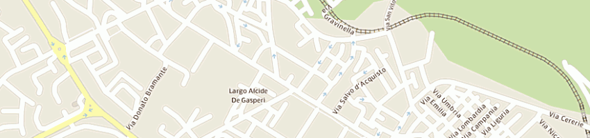 Mappa della impresa albergo hotel de nicola a MATERA