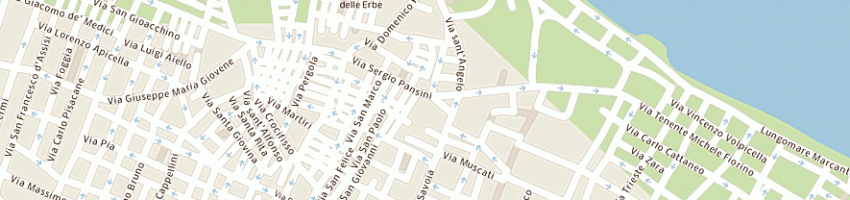 Mappa della impresa bar central a MOLFETTA