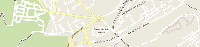 Mappa della impresa mps banca personale - ufficio promotori a MATERA
