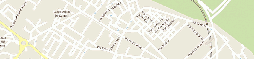 Mappa della impresa panificio cifarelli giovanni a MATERA
