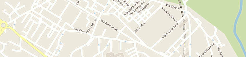 Mappa della impresa tataranni francesco saverio a MATERA